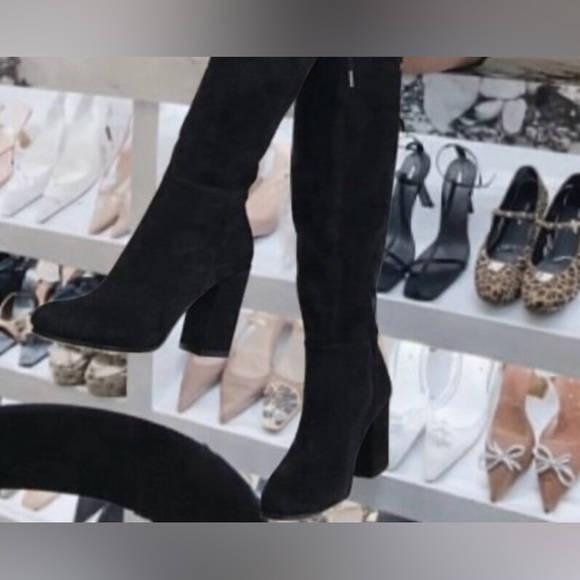 🆕Vince Camuto Black Over-the-Knee faux suede Women's Boots - Picture 8 of 8